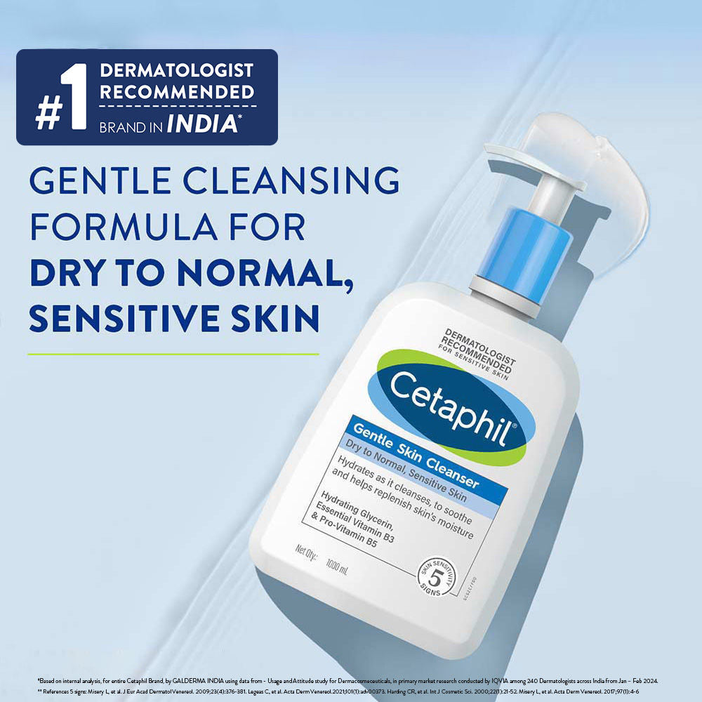 Cetaphil Gentle Skin Cleanser Dry to Normal Skin (1000ml)