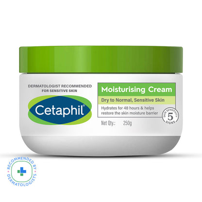 Cetaphil Moisturising Cream Dry to Normal Sensitive Skin (250g)