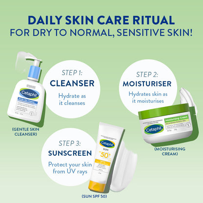 Cetaphil Moisturising Cream Dry to Normal Sensitive Skin (250g)