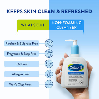 Cetaphil Gentle Skin Cleanser Dry to Normal Skin (250ml)
