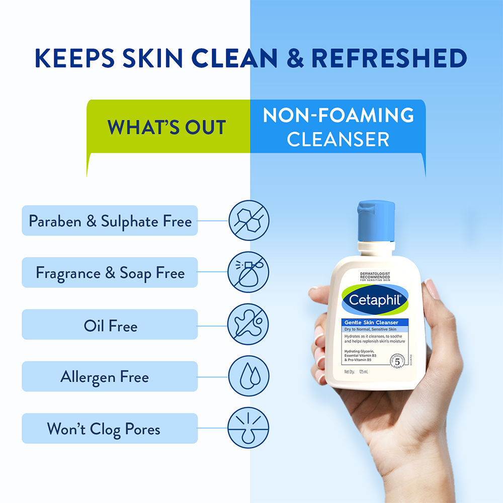 Cetaphil Gentle Skin Cleanser Dry to Normal Skin (125ml)