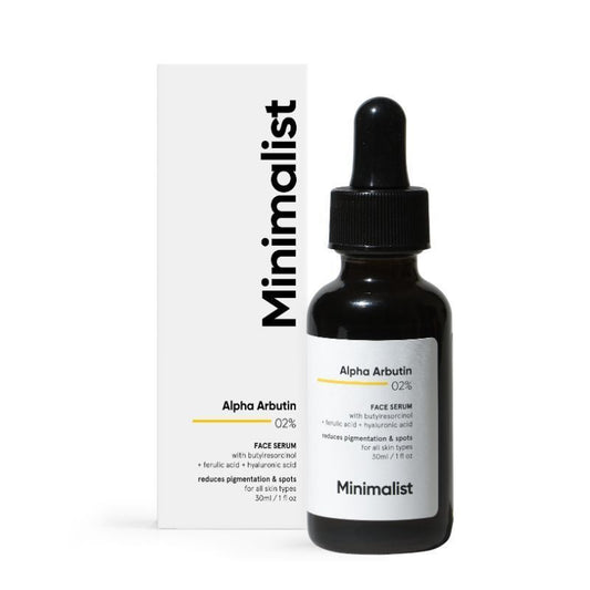 Minimalist 2% Alpha Arbutin Serum - Hyperpigmentation & Dark Spots (30ml)