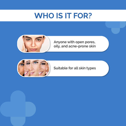 The Derma Co 1% Salicylic Acid Face Wash (30ml) - Active Acne, Oil Control & Pore Cleansing