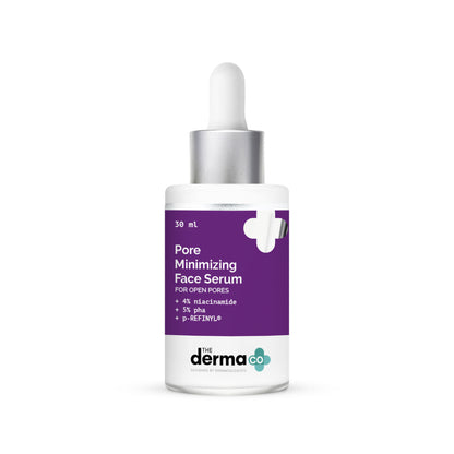 The Derma Co Pore Minimizing Face Serum with 4% Niacinamide, 5% PHA, and p-REFINYL (30ml)