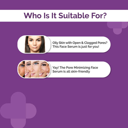 The Derma Co Pore Minimizing Face Serum with 4% Niacinamide, 5% PHA, and p-REFINYL (30ml)