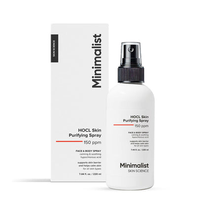 Minimalist HOCL Skin Purifying Spray - Face & Body 150ppm (220ml)