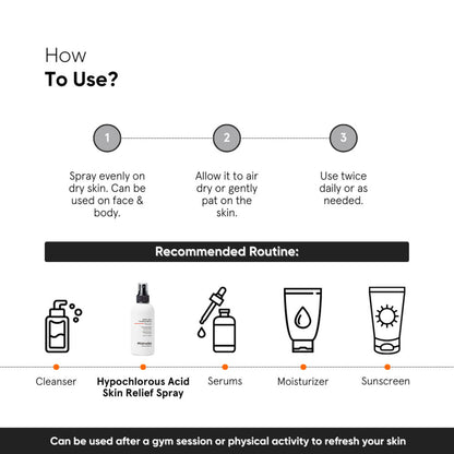 Minimalist HOCL Skin Purifying Spray - Face & Body 150ppm (220ml)