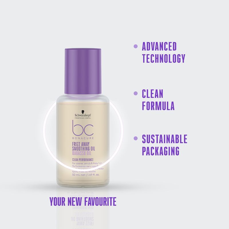 Schwarzkopf Professional Bonacure Frizz Away Smoothing Oil - Babassu Oil (50ml)