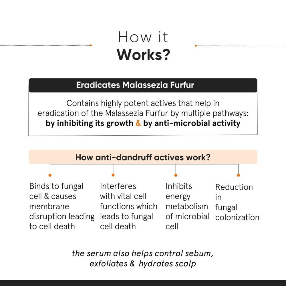 Minimalist Anti-Dandruff Hair Serum - CPH Complex & Oligopeptide (50ml)