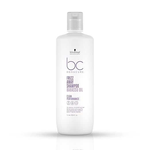 Schwarzkopf Professional Bonacure Frizz Away Shampoo - Babassu Oil (1000ml)