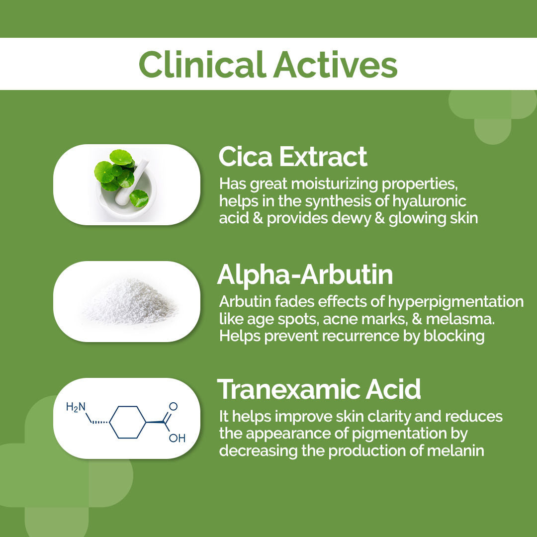 The Derma Co 5% Cica-glow Moisturizer (50gm) - Alpha Arbutin, Tranexamic Acid & Glowing Skin