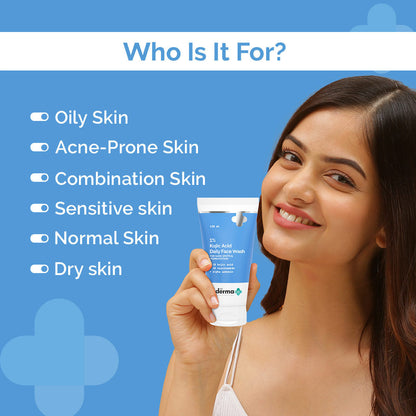 The Derma Co 1% Kojic Acid Face Wash (150ml) - Niacinamide, Dark Spots & Pigmentation