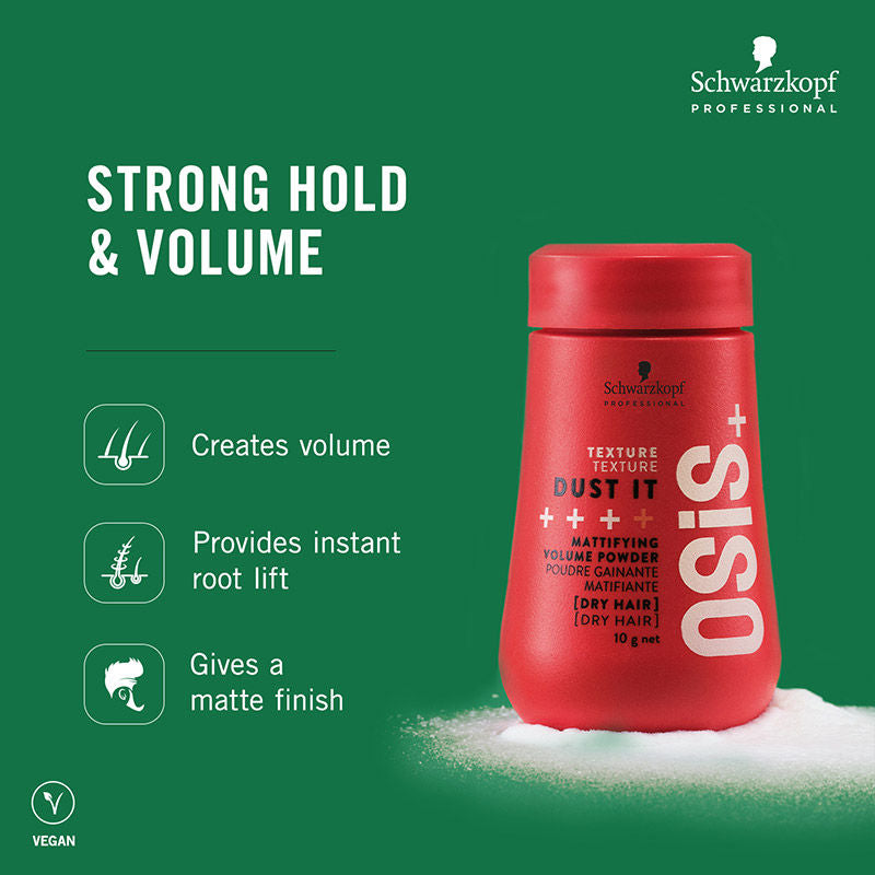 Schwarzkopf Professional OSiS+ Dust It - Volumising & Mattifying Vegan Powder (10g)