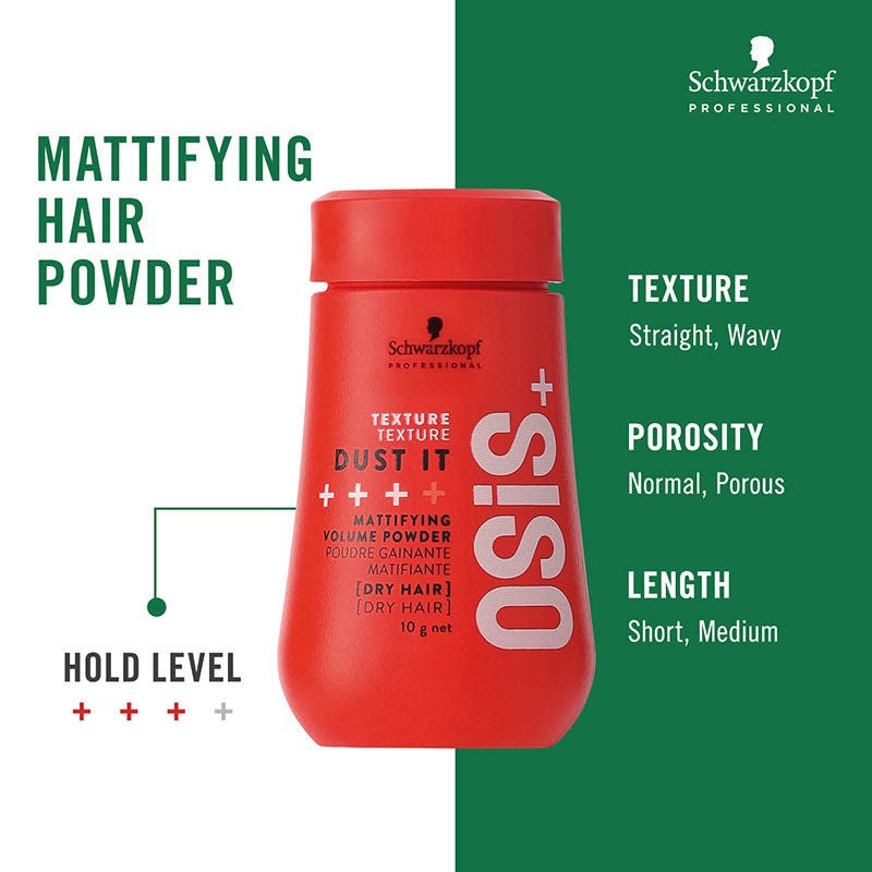 Schwarzkopf Professional OSiS+ Dust It - Volumising & Mattifying Vegan Powder (10g)