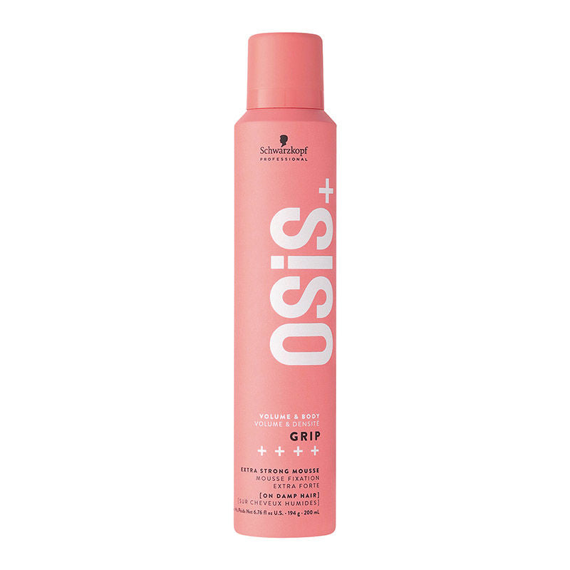 Schwarzkopf Professional OSiS+ Grip Extra Strong Hair Styling Mousse (200ml)