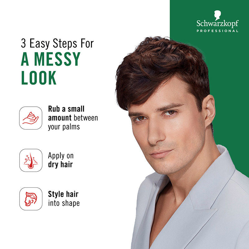 Schwarzkopf Professional OSiS+ Mess Up - Hair Styling Matte Paste (100ml)