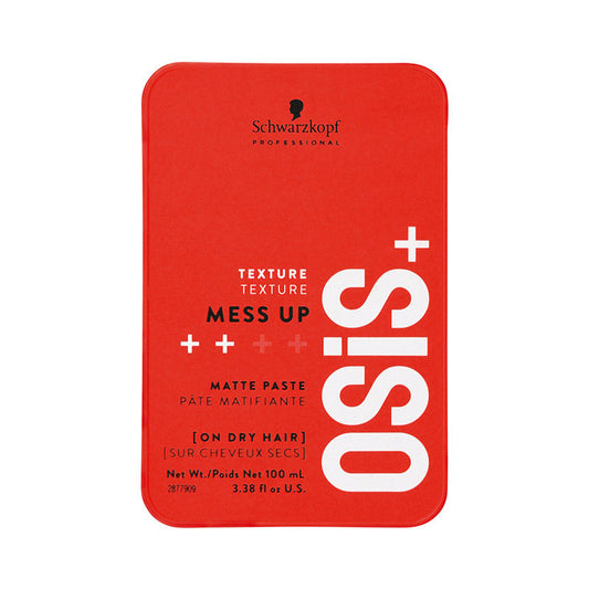 Schwarzkopf Professional OSiS+ Mess Up - Hair Styling Matte Paste (100ml)