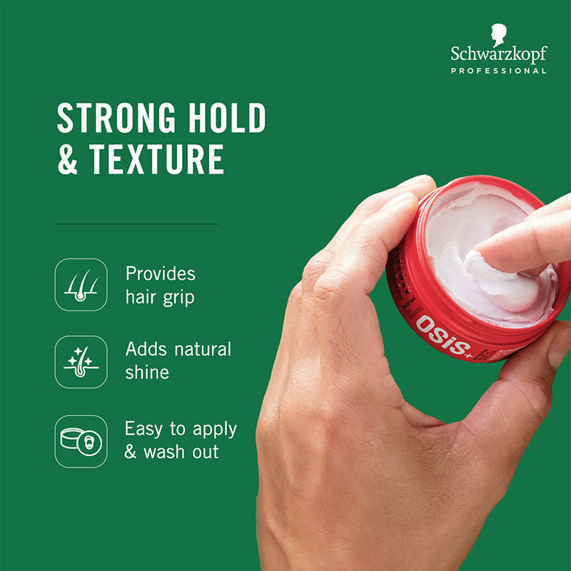 Schwarzkopf Professional OSiS+ Flexwax - Strong Hair Styling Cream Wax (85ml)