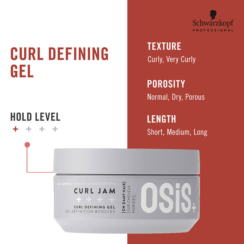 Schwarzkopf Professional OSiS+ Curl Jam - Defined Curl Gel (300ml)