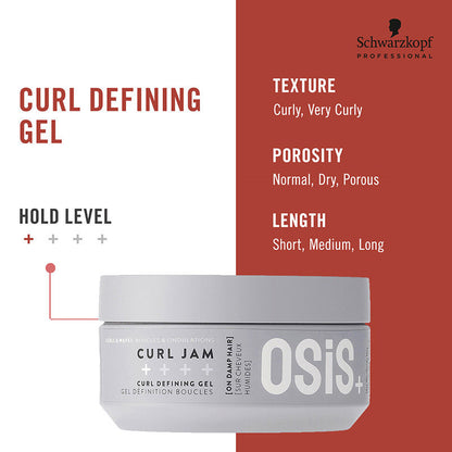 Schwarzkopf Professional OSiS+ Curl Jam - Defined Curl Gel (300ml)