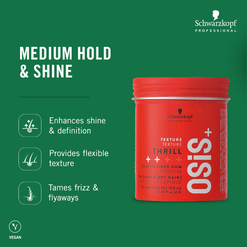Schwarzkopf Professional OSiS+ Thrill - Elastic Hair Styling Fibre Gum (100ml)