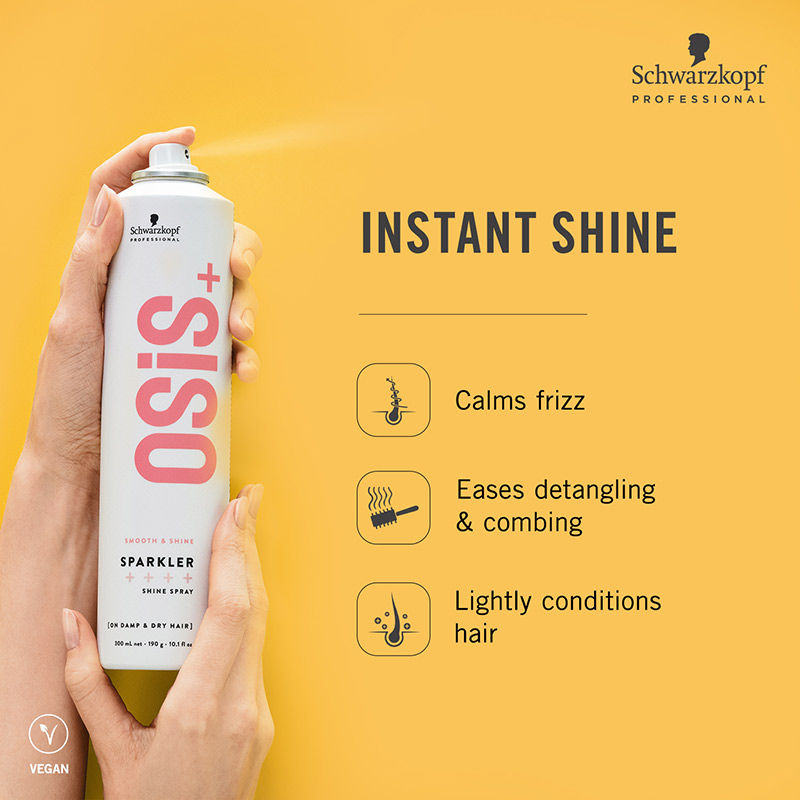Schwarzkopf Professional OSiS+ Sparkler - Hair Styling Shine Spray (300ml)