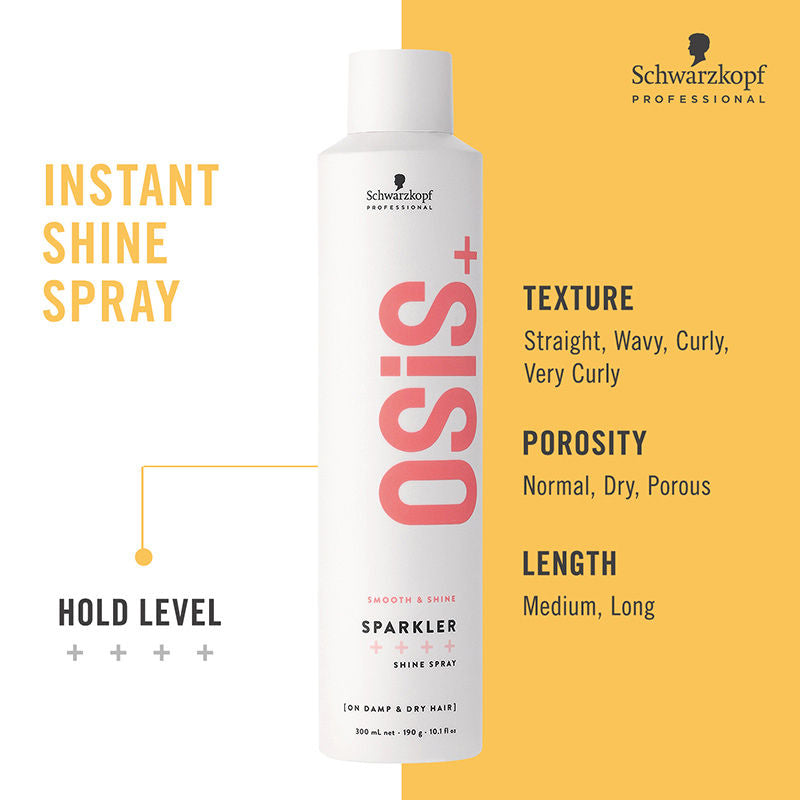 Schwarzkopf Professional OSiS+ Sparkler - Hair Styling Shine Spray (300ml)