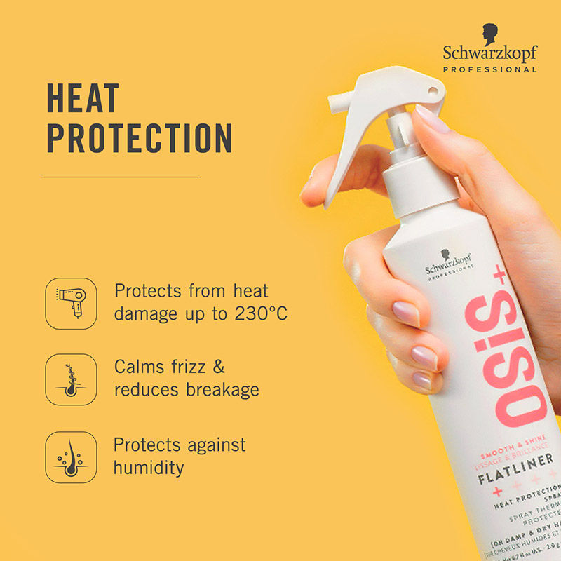 Schwarzkopf Professional OSiS+ Flatliner Heat Protection Spray (200ml)