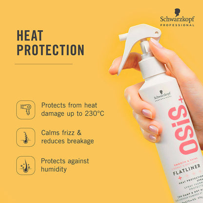 Schwarzkopf Professional OSiS+ Flatliner Heat Protection Spray (200ml)