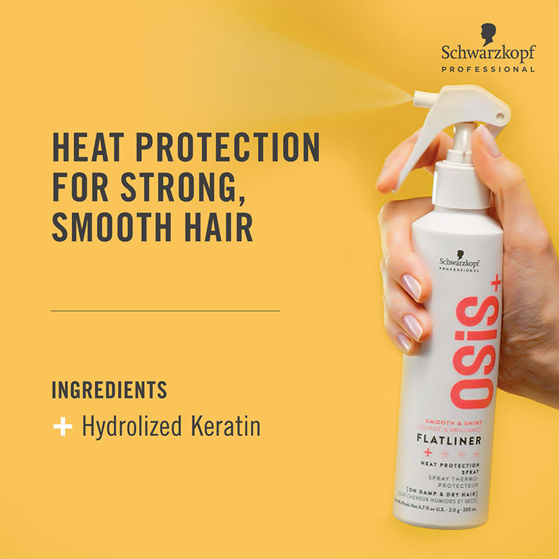 Schwarzkopf Professional OSiS+ Flatliner Heat Protection Spray (200ml)
