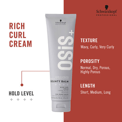 Schwarzkopf Professional OSiS+ Bounty Balm - Rich Curl Cream (150ml)