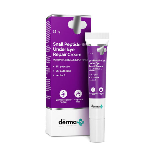 The Derma Co Snail Peptide 96 Under Eye Repair Cream with Snail Mucin & Peptide Complex – 15g