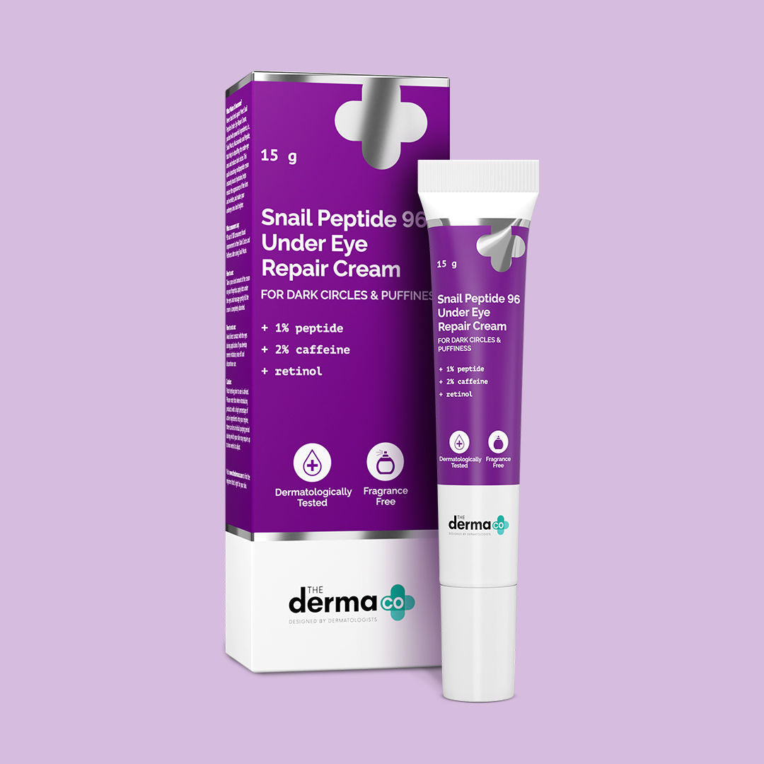 The Derma Co Snail Peptide 96 Under Eye Repair Cream with Snail Mucin & Peptide Complex – 15g