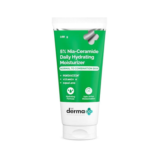 The Derma Co 5% Nia-Ceramide Daily Hydrating Moisturizer (100g) - Normal to Combination Skin