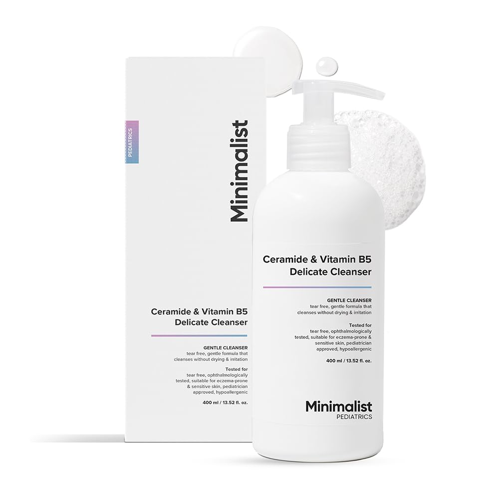 Minimalist Baby Ceramide & Vitamin B5 Delicate Cleanser - Tear-Free pH 5.5 (400ml)