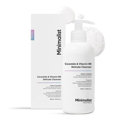 Minimalist Baby Ceramide & Vitamin B5 Delicate Cleanser - Tear-Free pH 5.5 (400ml)