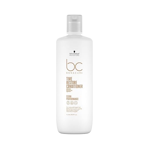 Schwarzkopf Professional Bonacure Time Restore Conditioner - Q10+ (1000ml)