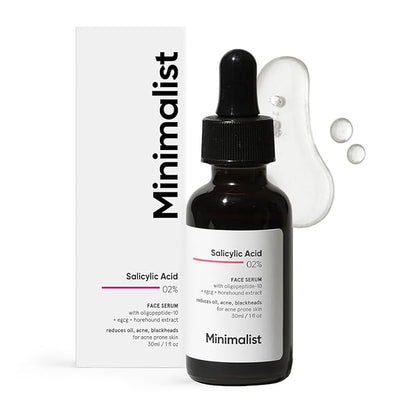 Minimalist 2% Salicylic Acid Serum - Blackhead & Whitehead Removal (30ml)