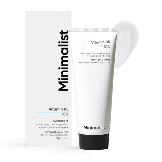 Minimalist Vitamin B5 10% Moisturizer - Hydrating & Soothing Cream (50g)