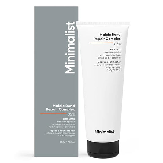 Minimalist Maleic Bond Repair 5% Hair Mask - Damage Repair & Softness (200g)