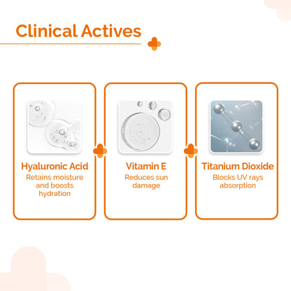 The Derma Co 1% Hyaluronic Sunscreen SPF 50 PA++++ Aqua Gel (50g)