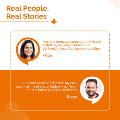 The Derma Co 1% Hyaluronic Sunscreen SPF 50 PA++++ Aqua Gel (50g)