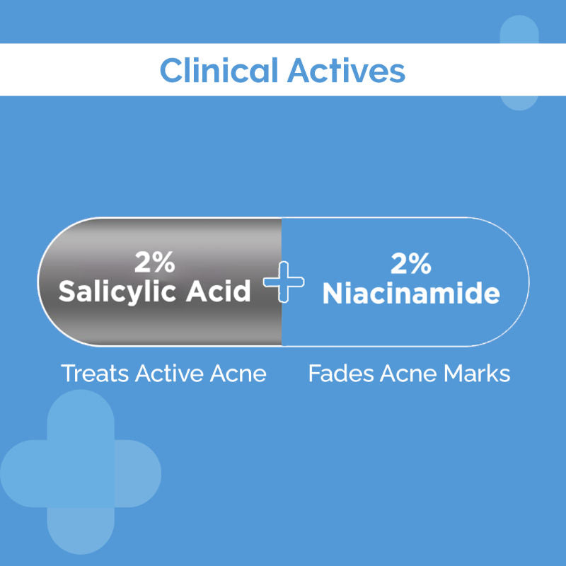 The Derma Co Sali-Cinamide Anti-Acne Face Wash with 2% Salicylic Acid & 2% Niacinamide (80ml)