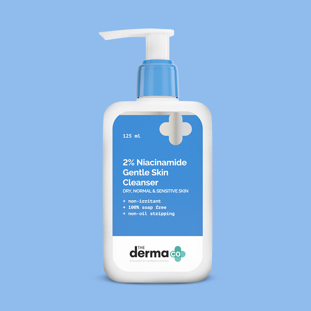The Derma Co 2% Niacinamide Gentle Skin Cleanser (125ml) - Hydrating & Calming