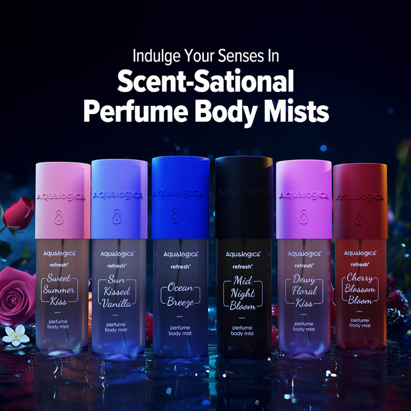 Aqualogica Refresh+ Midnight Bloom Perfume Body Mist (150ml)