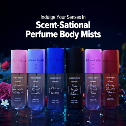 Aqualogica Refresh+ Midnight Bloom Perfume Body Mist (150ml)
