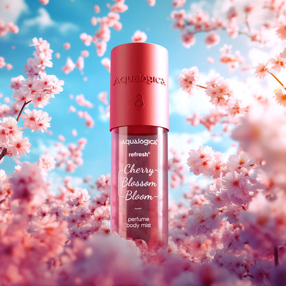 Aqualogica Refresh+ Cherry Blossom Bloom Perfume Body Mist (150ml)
