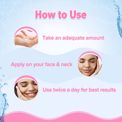 Aqualogica Radiance+ Oil-Free Moisturizer - Watermelon & Niacinamide (100g)