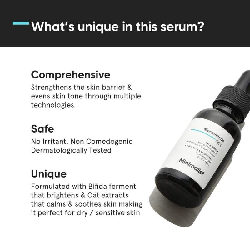 Minimalist 5% Niacinamide Serum - Soothing & Healing (30ml)