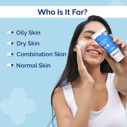 The Derma Co Nia-Ceramide Barrier Repair Face Wash (80ml) - Niacinamide, Ceramides & Sensitive Skin
